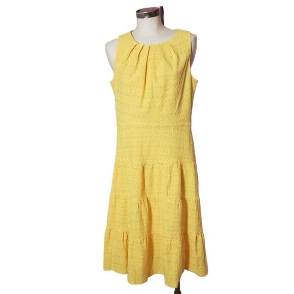 London Times Ethereal Euro Summer Resortwear A-Line Dress - Picture 5 of 10